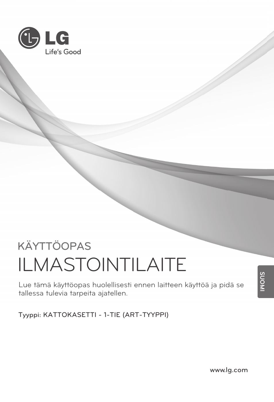 Suomi, Ilmastointilaite, Käyttöopas | LG MT11AH User Manual | Page 613 / 685