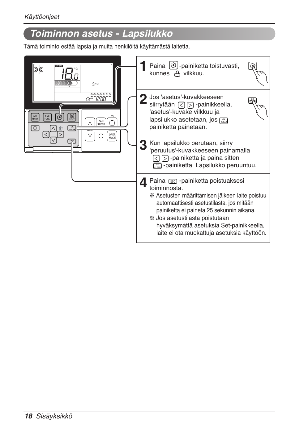 Toiminnon asetus - lapsilukko | LG MT11AH User Manual | Page 630 / 685