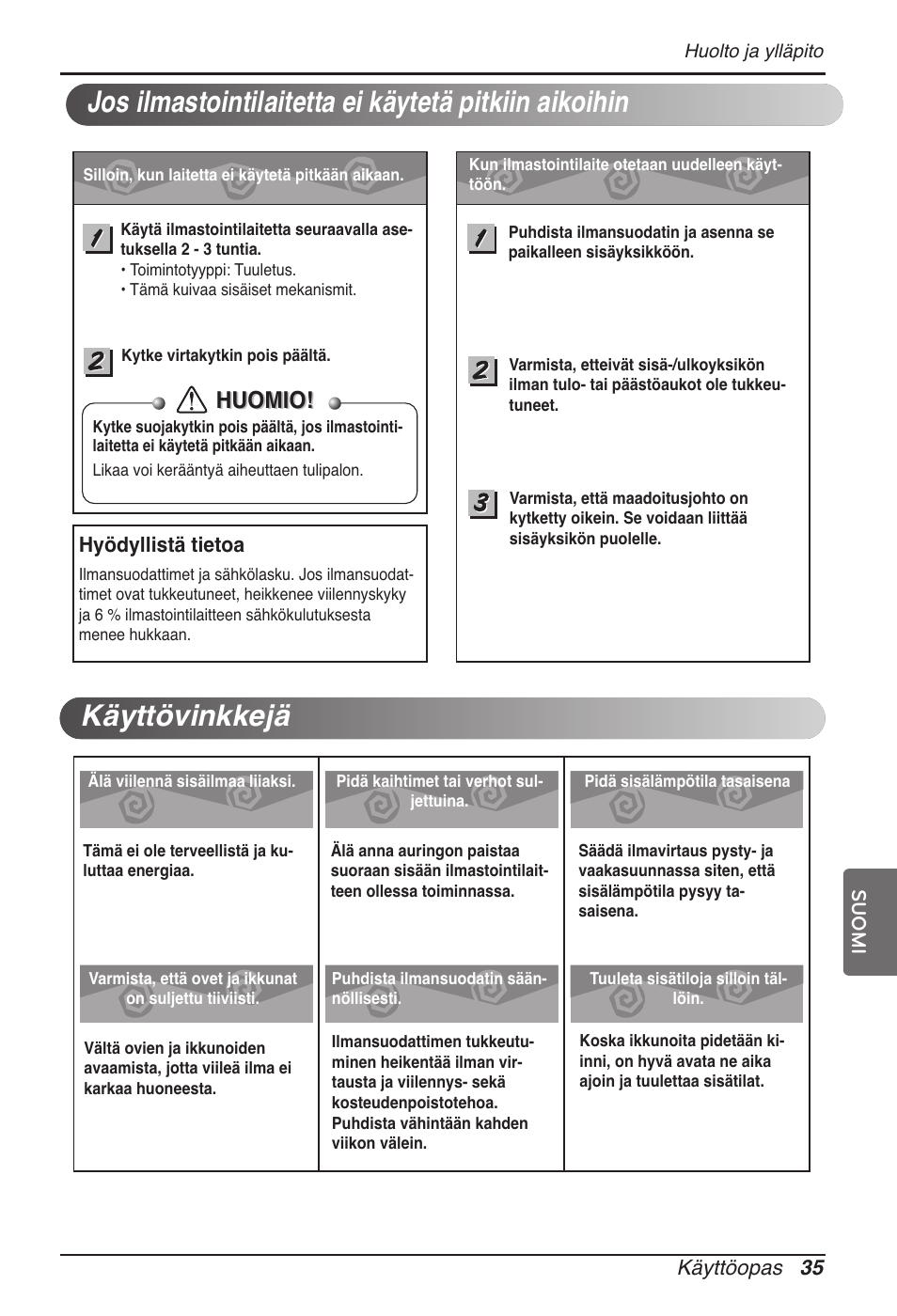 Huomio | LG MT11AH User Manual | Page 647 / 685