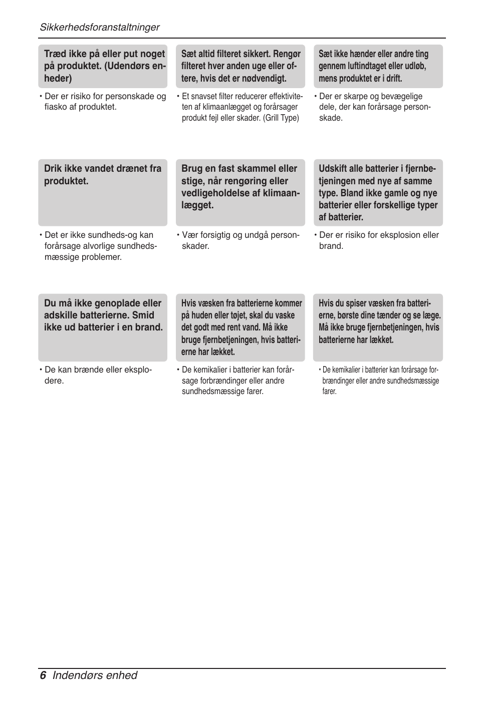 6 indendørs enhed | LG MT11AH User Manual | Page 654 / 685