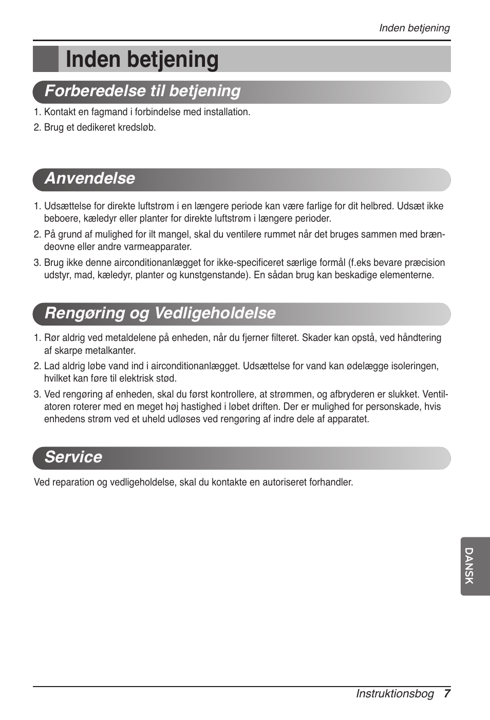 Inden betjening | LG MT11AH User Manual | Page 655 / 685