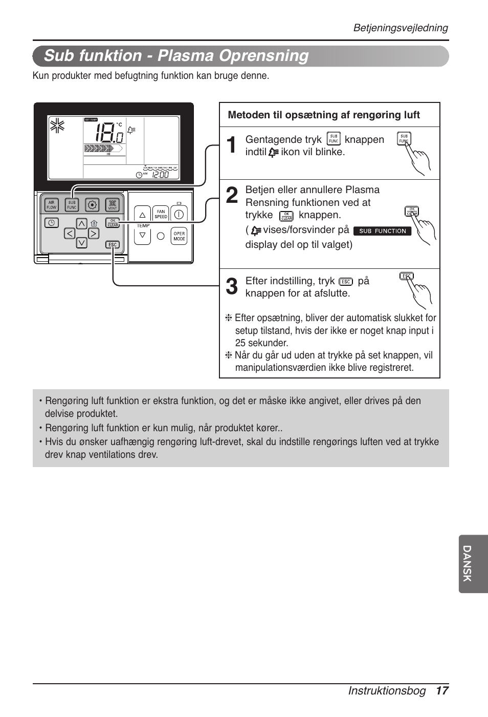 Sub funktion - plasma oprensning | LG MT11AH User Manual | Page 665 / 685