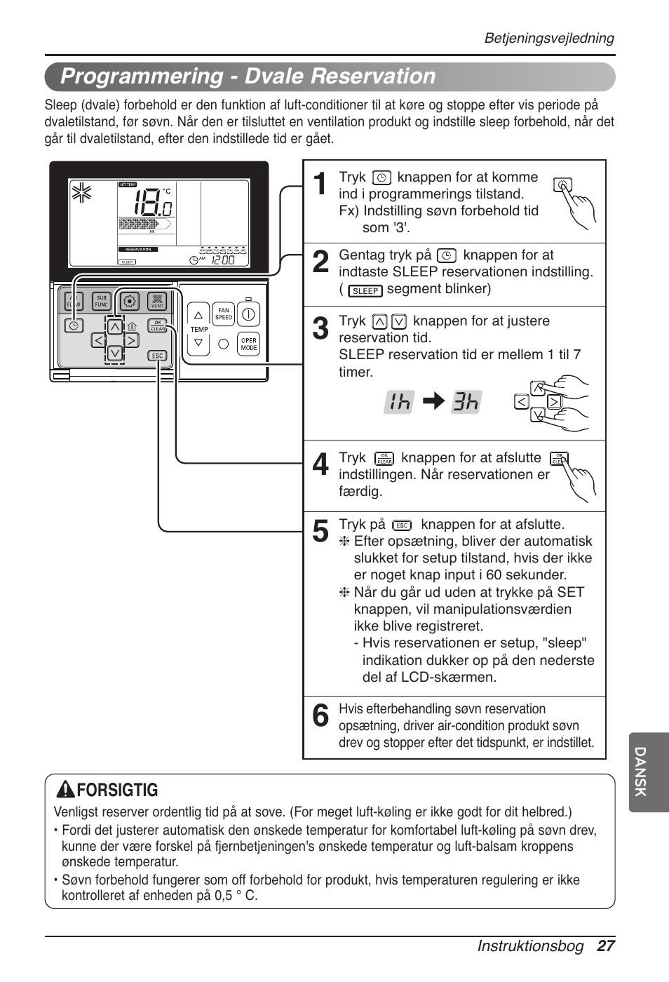 Programmering - dvale reservation | LG MT11AH User Manual | Page 675 / 685