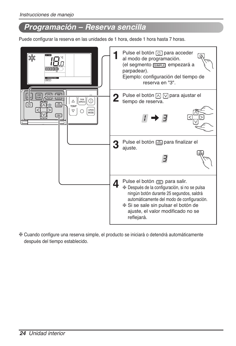 Programación – reserva sencilla | LG MT11AH User Manual | Page 96 / 685
