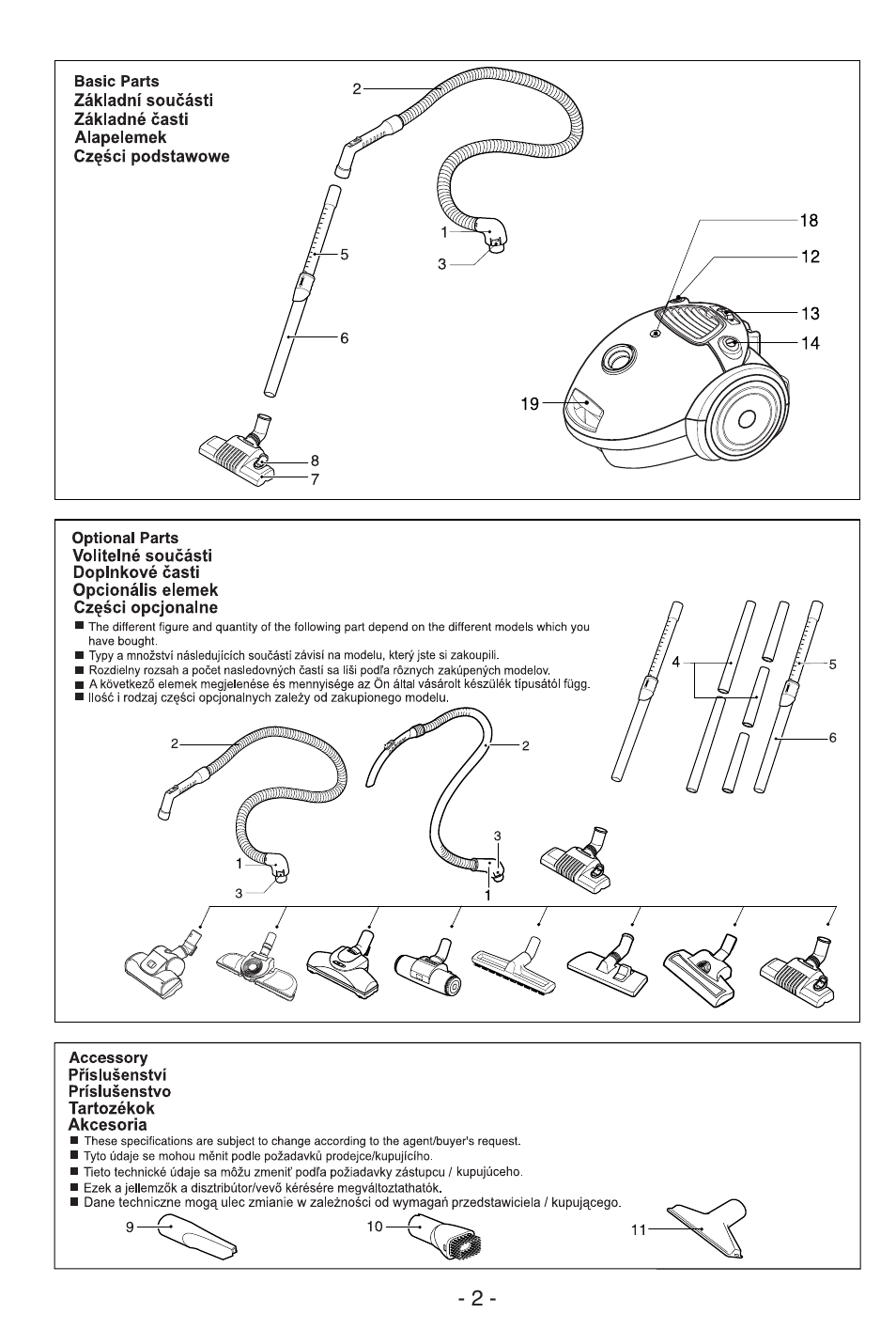 LG V-CP983STQB User Manual | Page 3 / 41