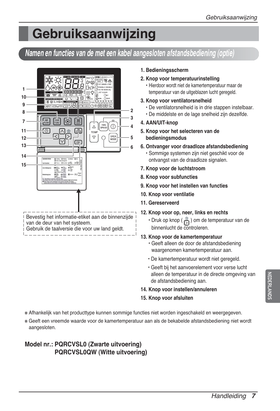 Gebruiksaanwijzing | LG ARNU09GSFE2 User Manual | Page 105 / 239