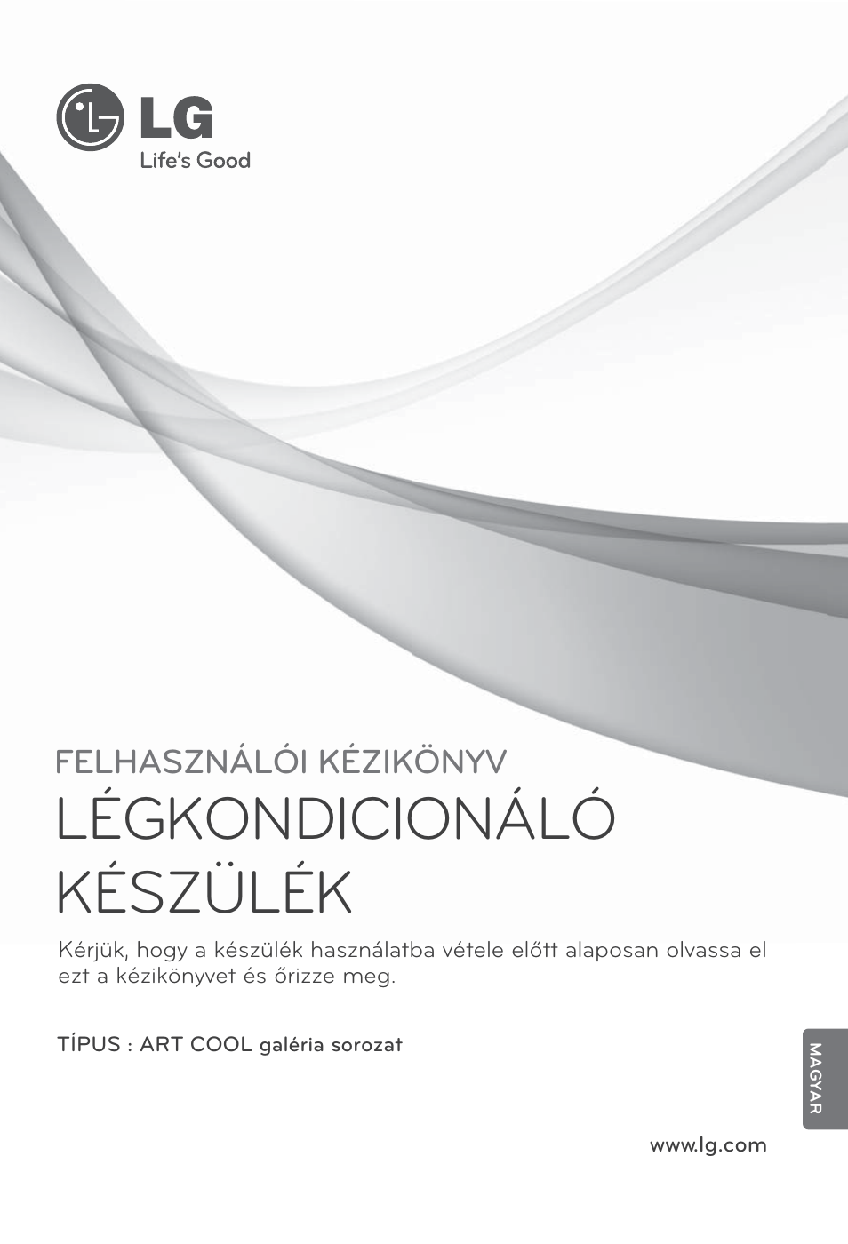 Légkondicionáló készülék, Felhasználói kézikönyv | LG ARNU09GSFE2 User Manual | Page 127 / 239