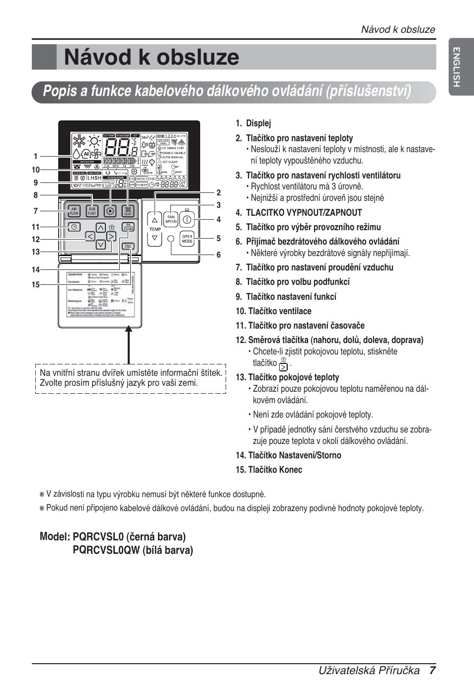 Návod k obsluze | LG ARNU09GSFE2 User Manual | Page 147 / 239