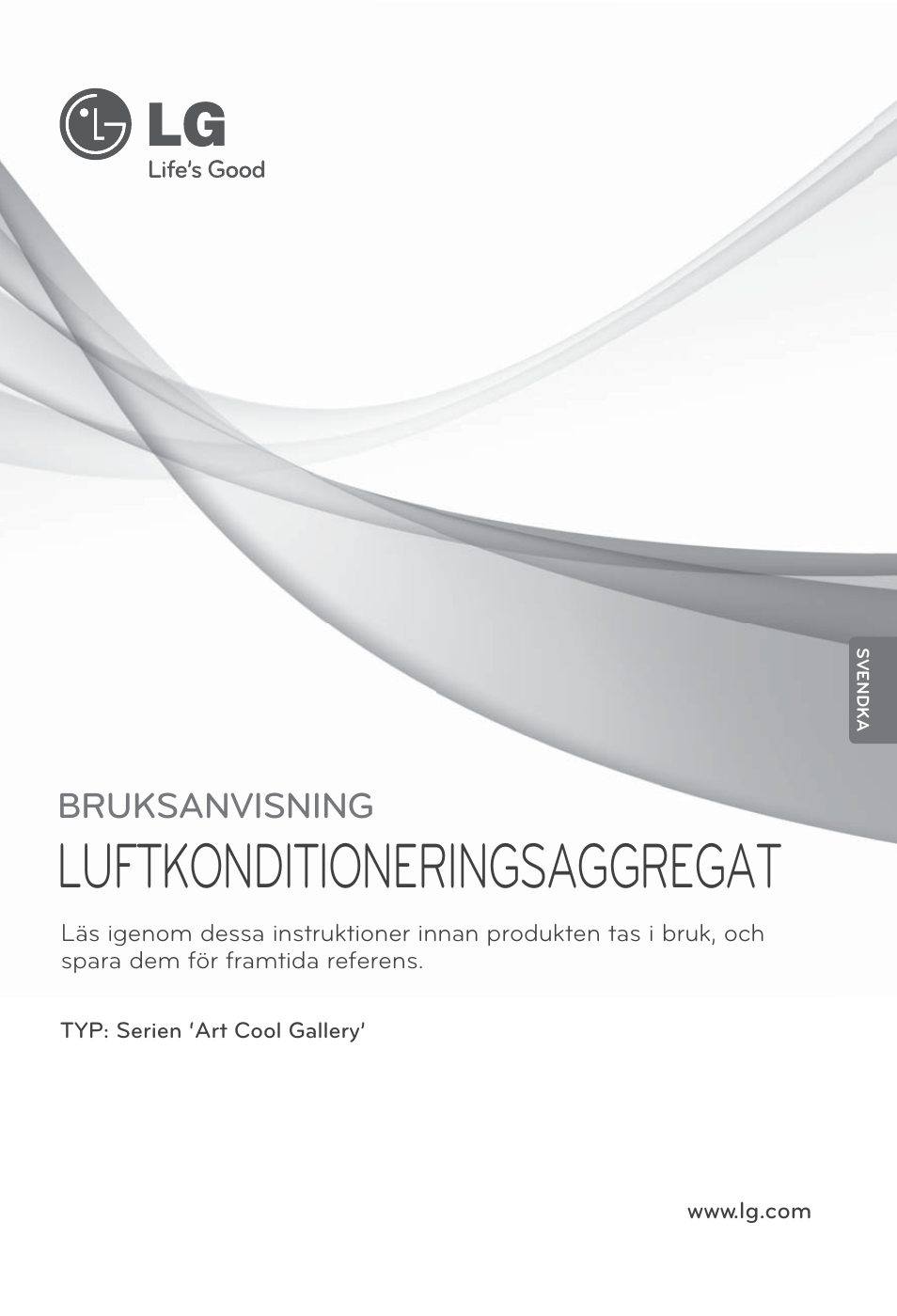 Luftkonditioneringsaggregat, Bruksanvisning | LG ARNU09GSFE2 User Manual | Page 211 / 239