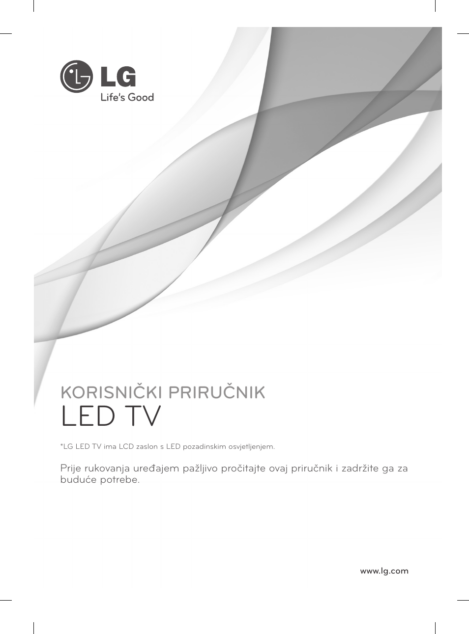 Led tv, Korisnički priručnik | LG 37LN540B User Manual | Page 272 / 439