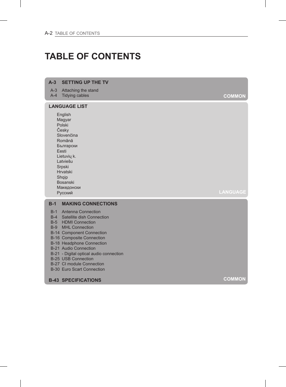 LG 37LN540B User Manual | Page 5 / 439