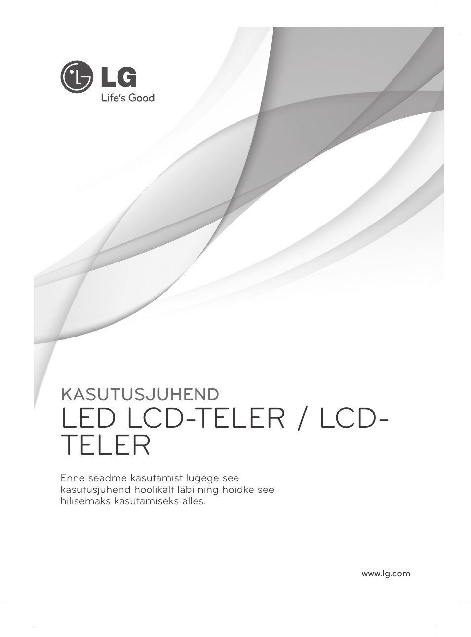 Led lcd-teler / lcd- teler | LG 42LS3400 User Manual | Page 163 / 397