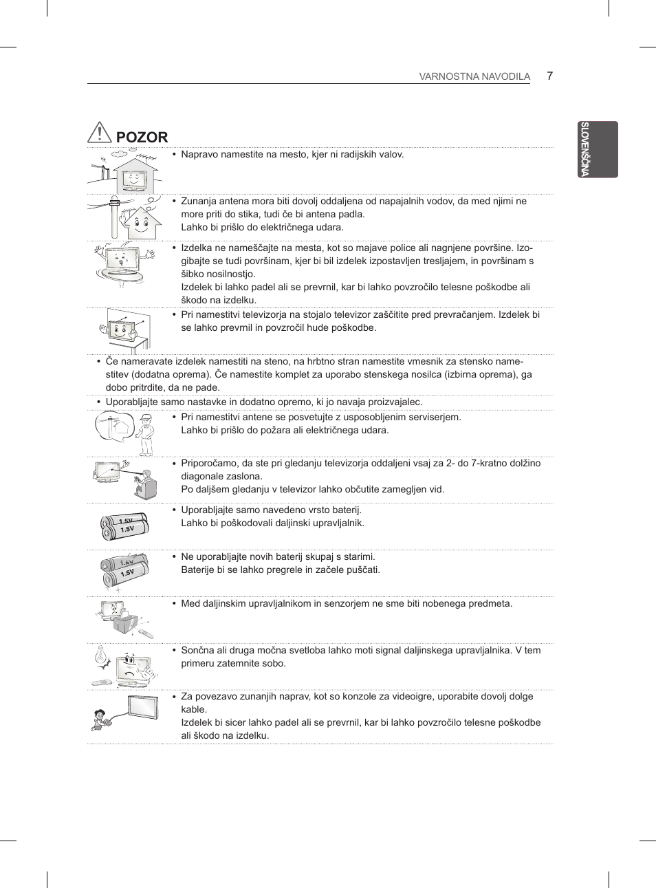 Pozor | LG 42LS3400 User Manual | Page 235 / 397