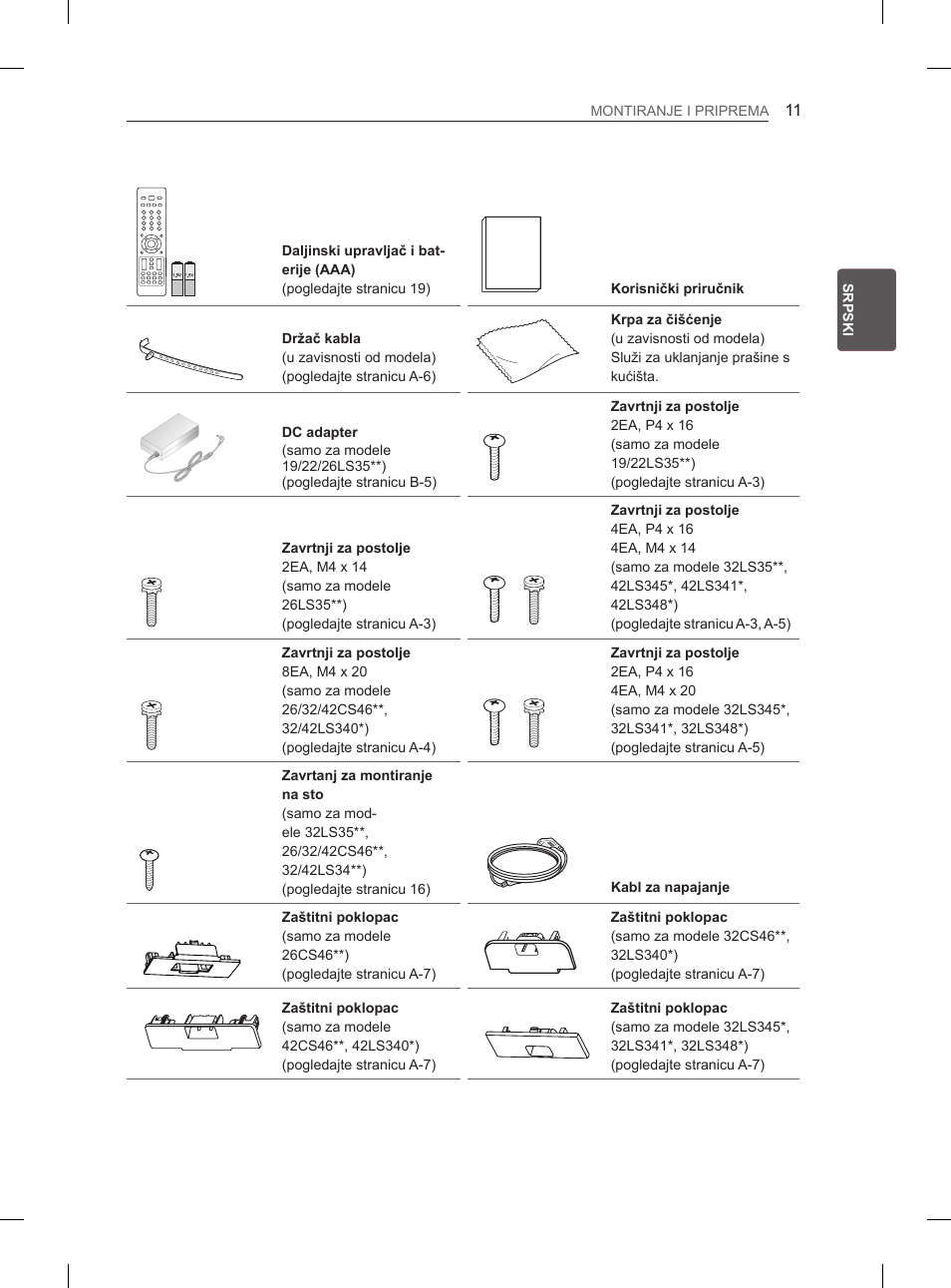LG 42LS3400 User Manual | Page 261 / 397
