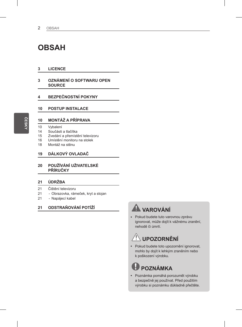 LG 42LS3400 User Manual | Page 76 / 397