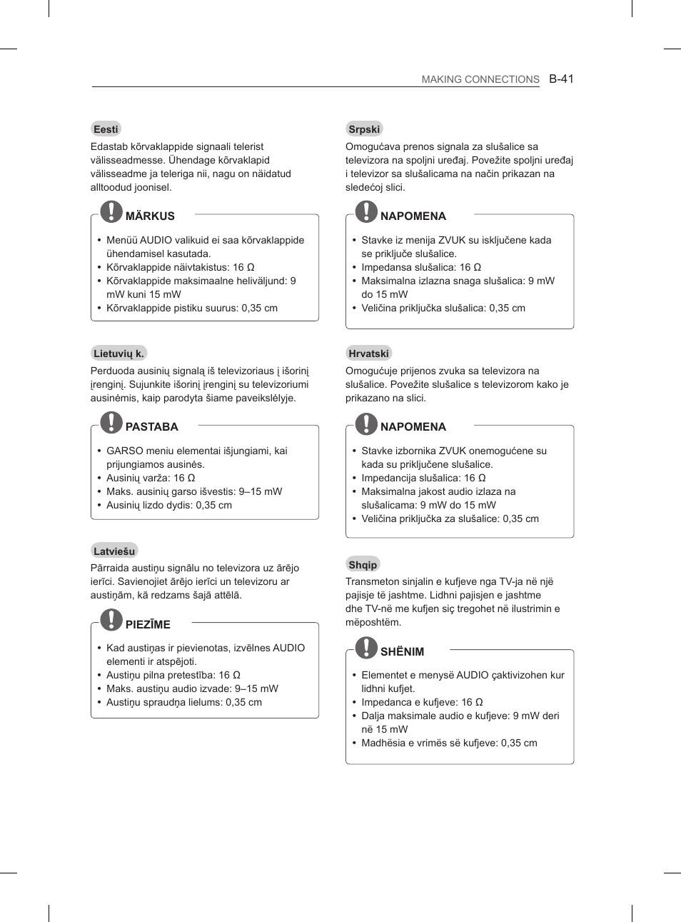 LG 29LN460R User Manual | Page 400 / 415