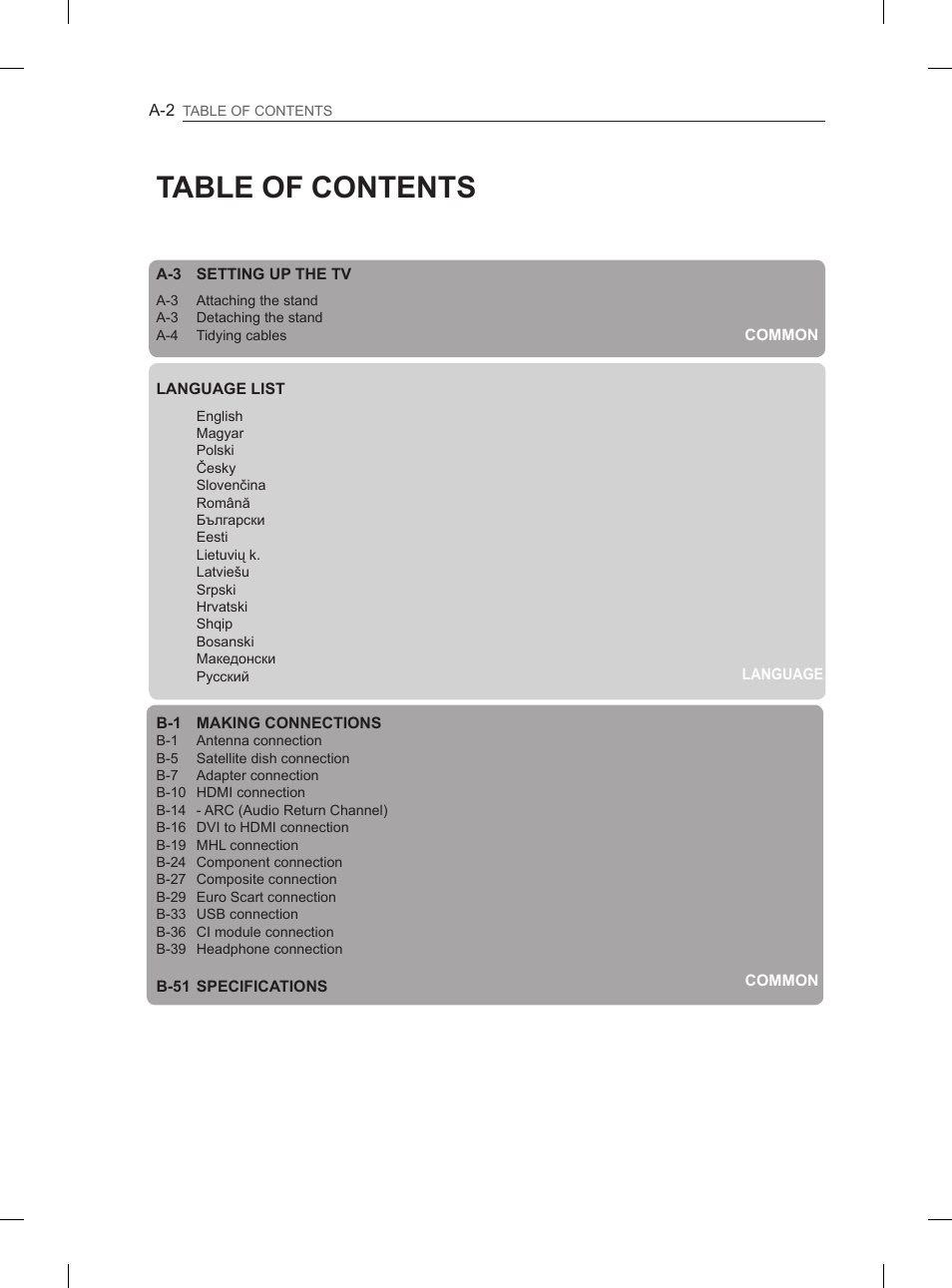 LG 29LN460R User Manual | Page 5 / 415