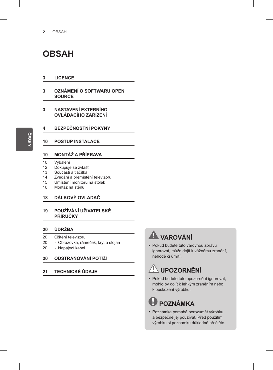 LG 29LN460R User Manual | Page 75 / 415