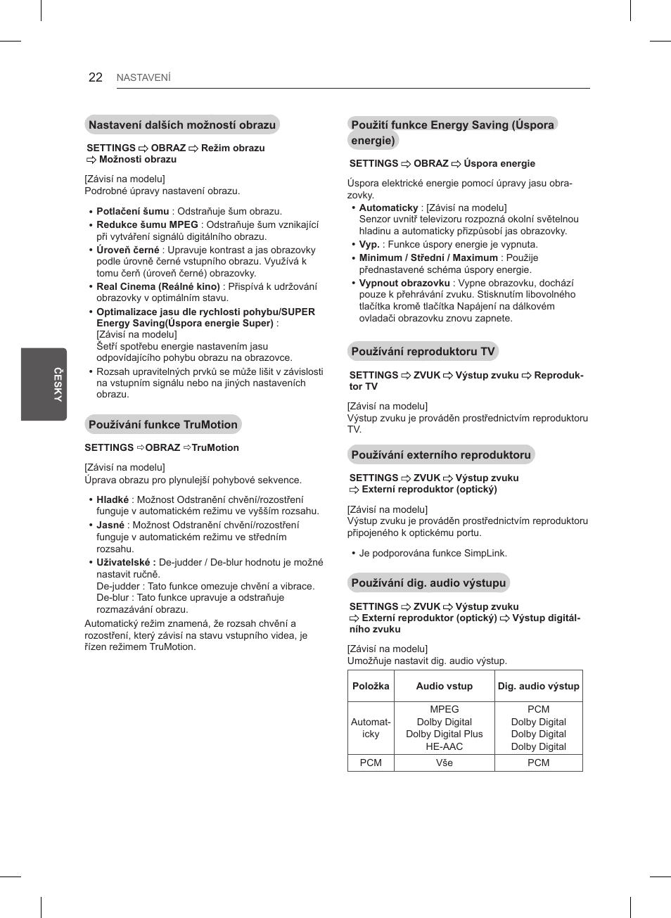 LG 47LB561V User Manual | Page 130 / 480