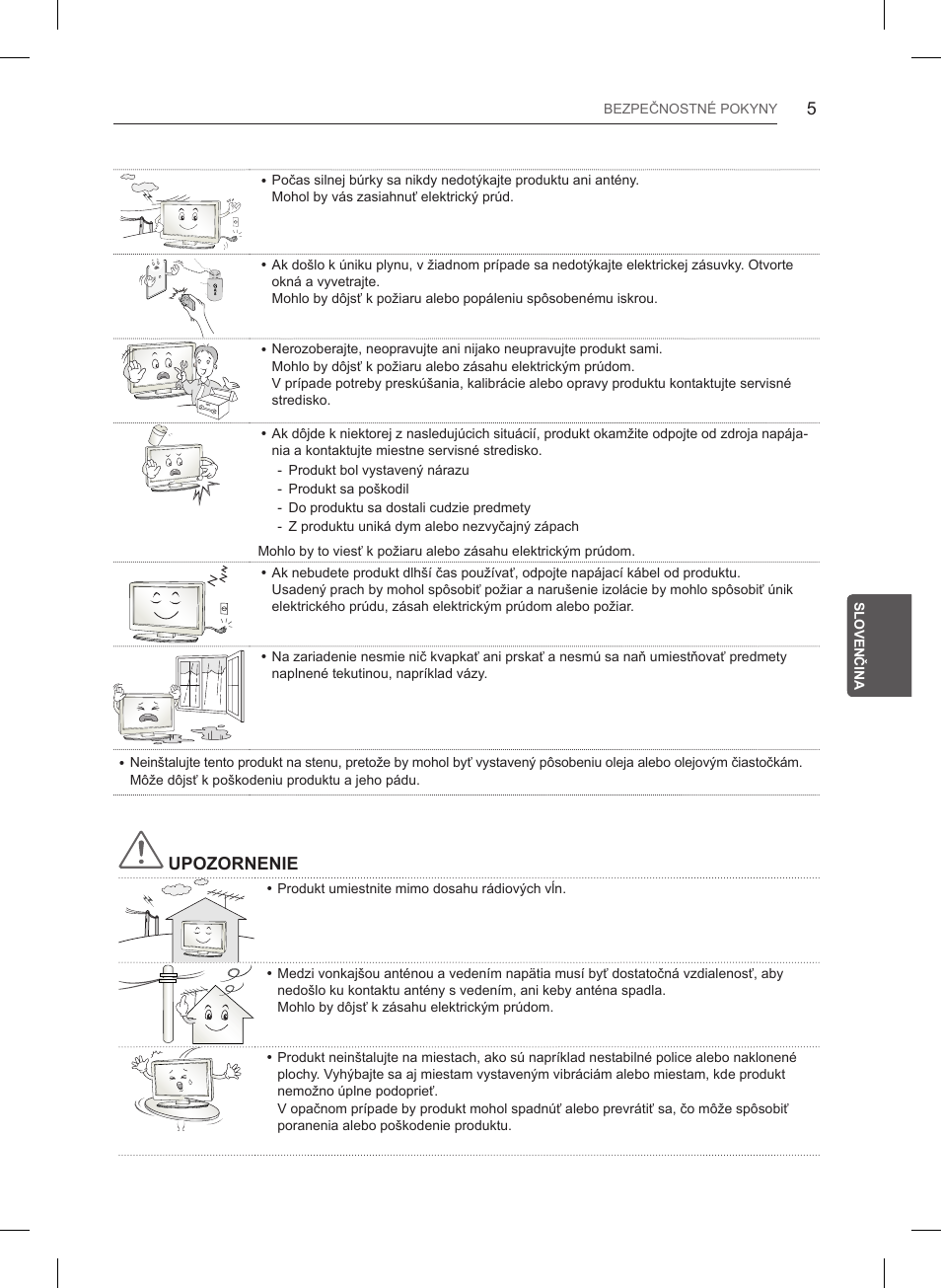 Upozornenie | LG 47LB561V User Manual | Page 141 / 480