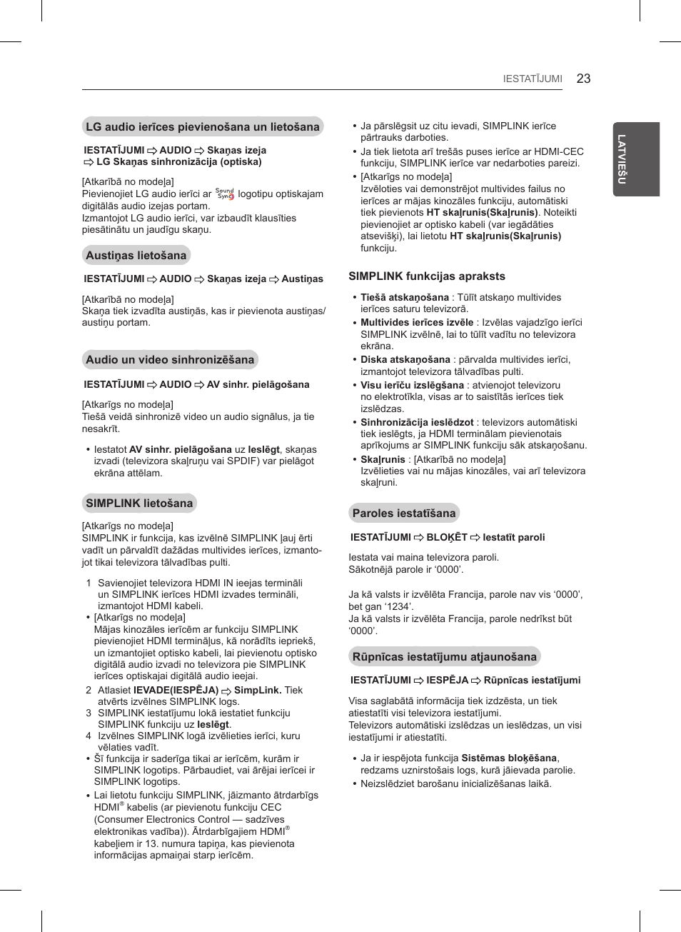 LG 47LB561V User Manual | Page 299 / 480