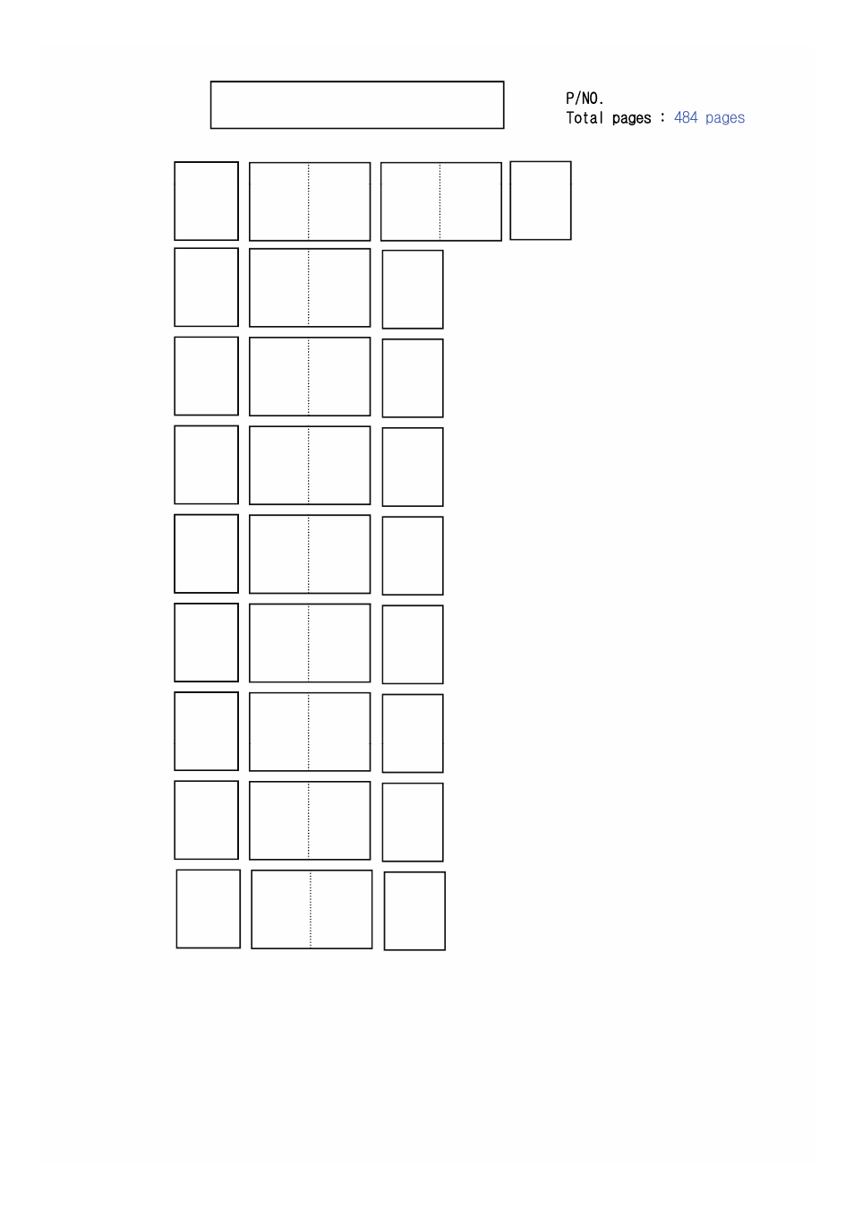 Pagination sheet, P/no, Total pages : 484 pages | LG 47LM960V User Manual | Page 2 / 488