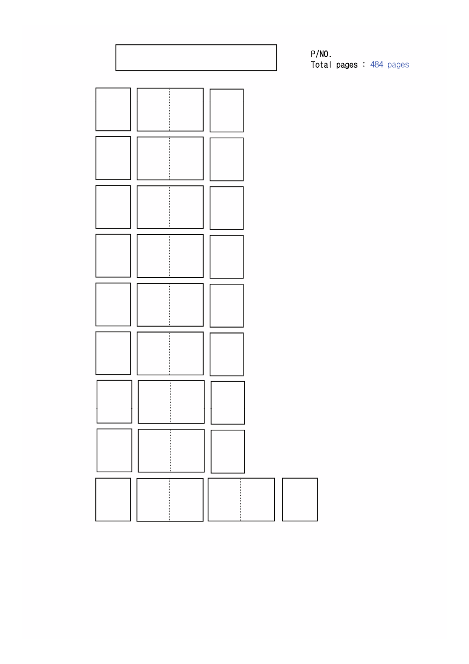 Pagination sheet, P/no, Total pages : 484 pages | LG 47LM960V User Manual | Page 3 / 488