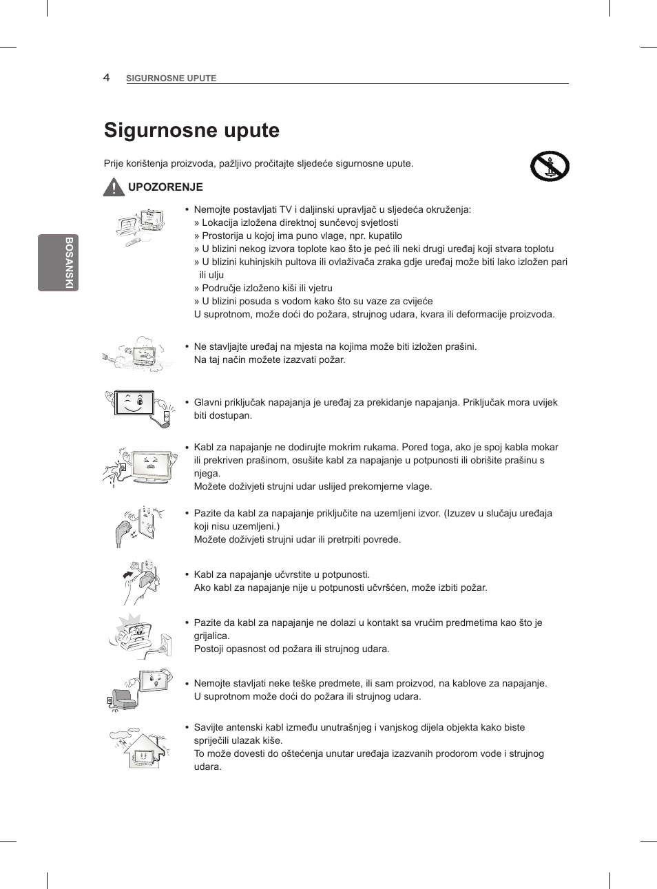 Sigurnosne upute | LG 47LM960V User Manual | Page 380 / 488