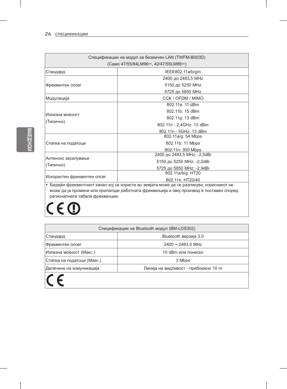 Eng македонски | LG 47LM960V User Manual | Page 428 / 488