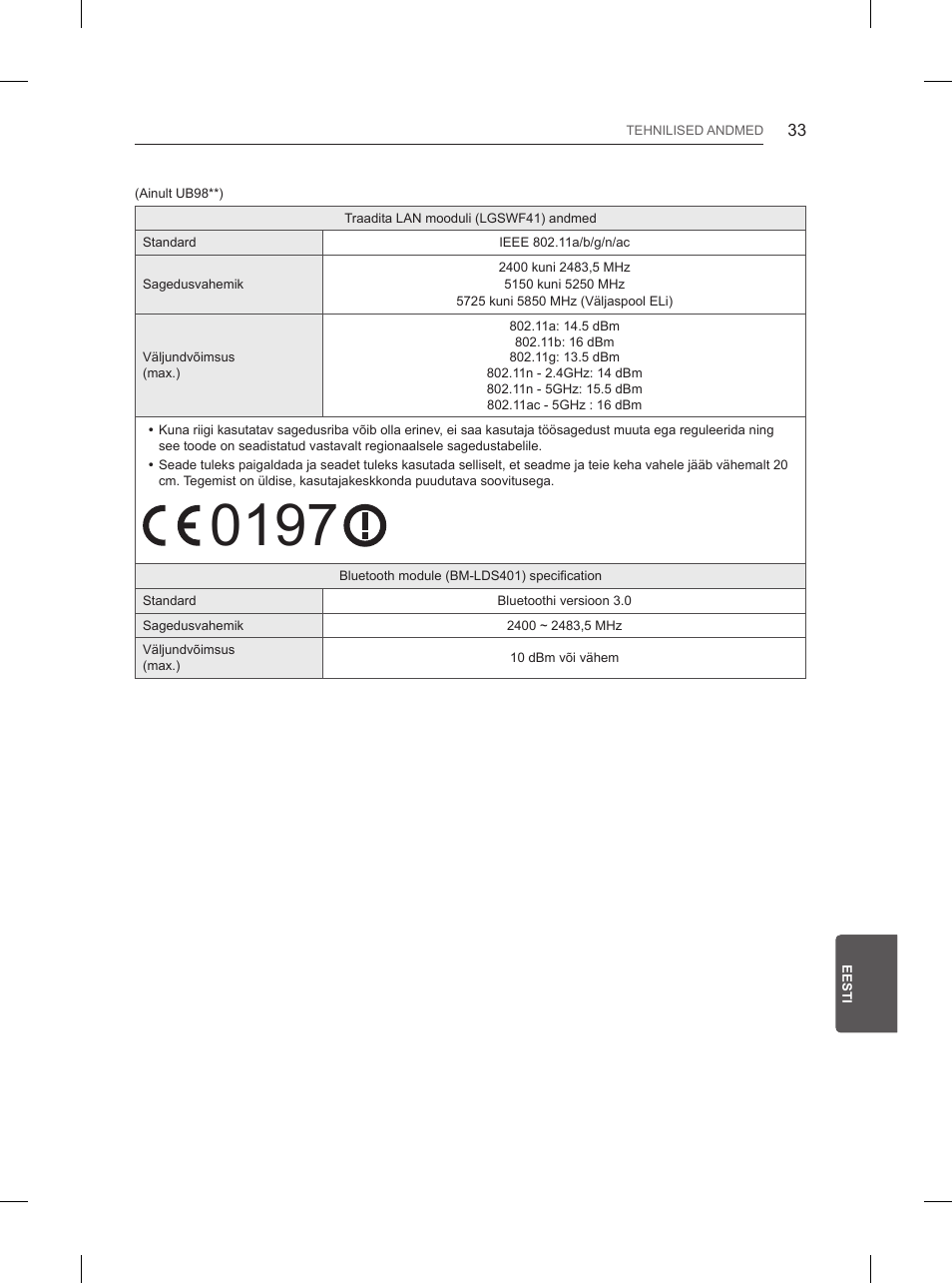 LG 84UB980V User Manual | Page 327 / 332