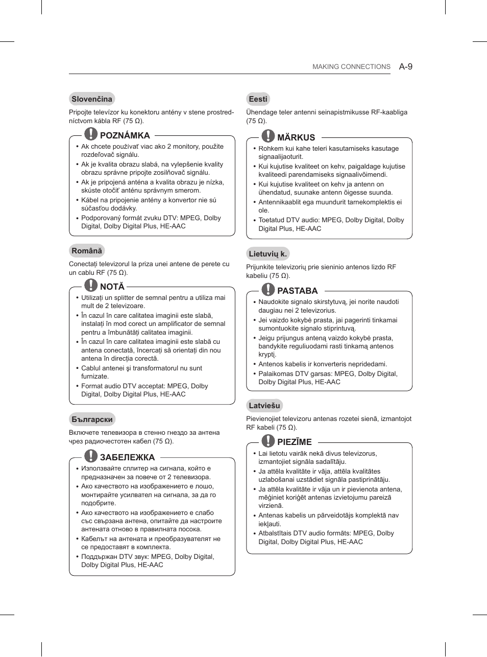 LG 84UB980V User Manual | Page 9 / 332