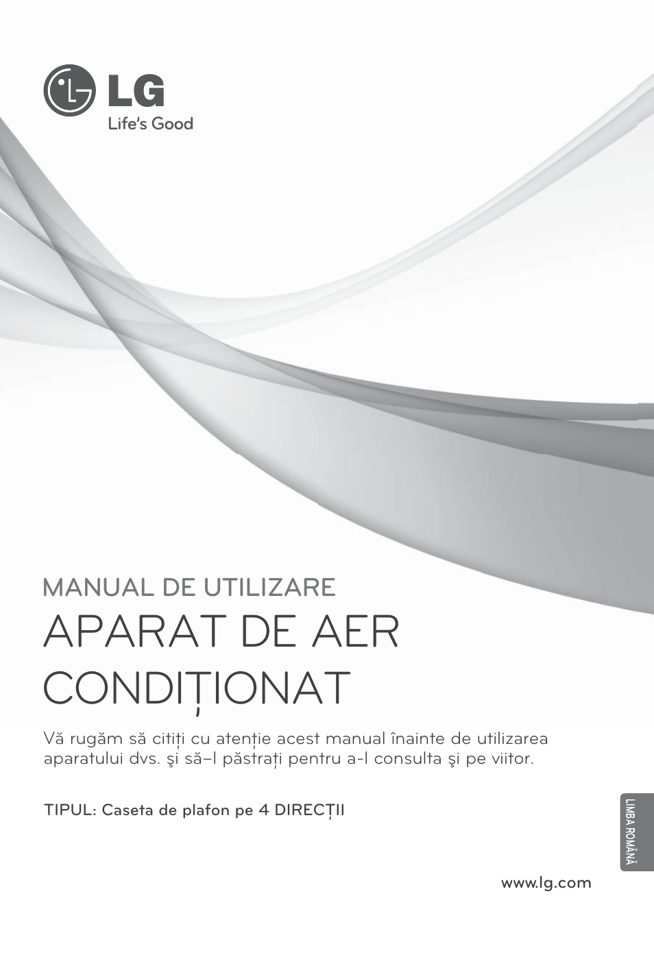 Limba română, Aparat de aer condiţionat, Manual de utilizare | LG ARNU48GTMC2 User Manual | Page 109 / 229