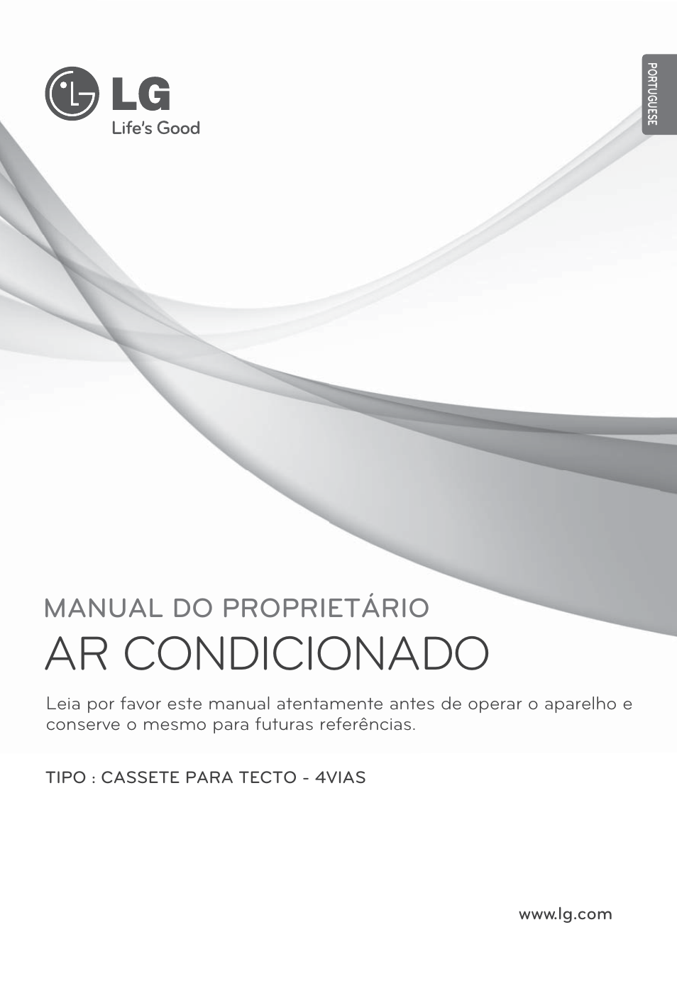 Portuguese, Ar condicionado, Manual do proprietário | LG ARNU48GTMC2 User Manual | Page 121 / 229