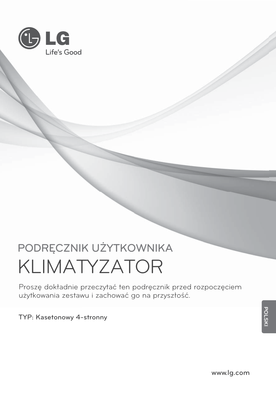 Polski, Klimatyzator, Podręcznik użytkownika | LG ARNU48GTMC2 User Manual | Page 97 / 229