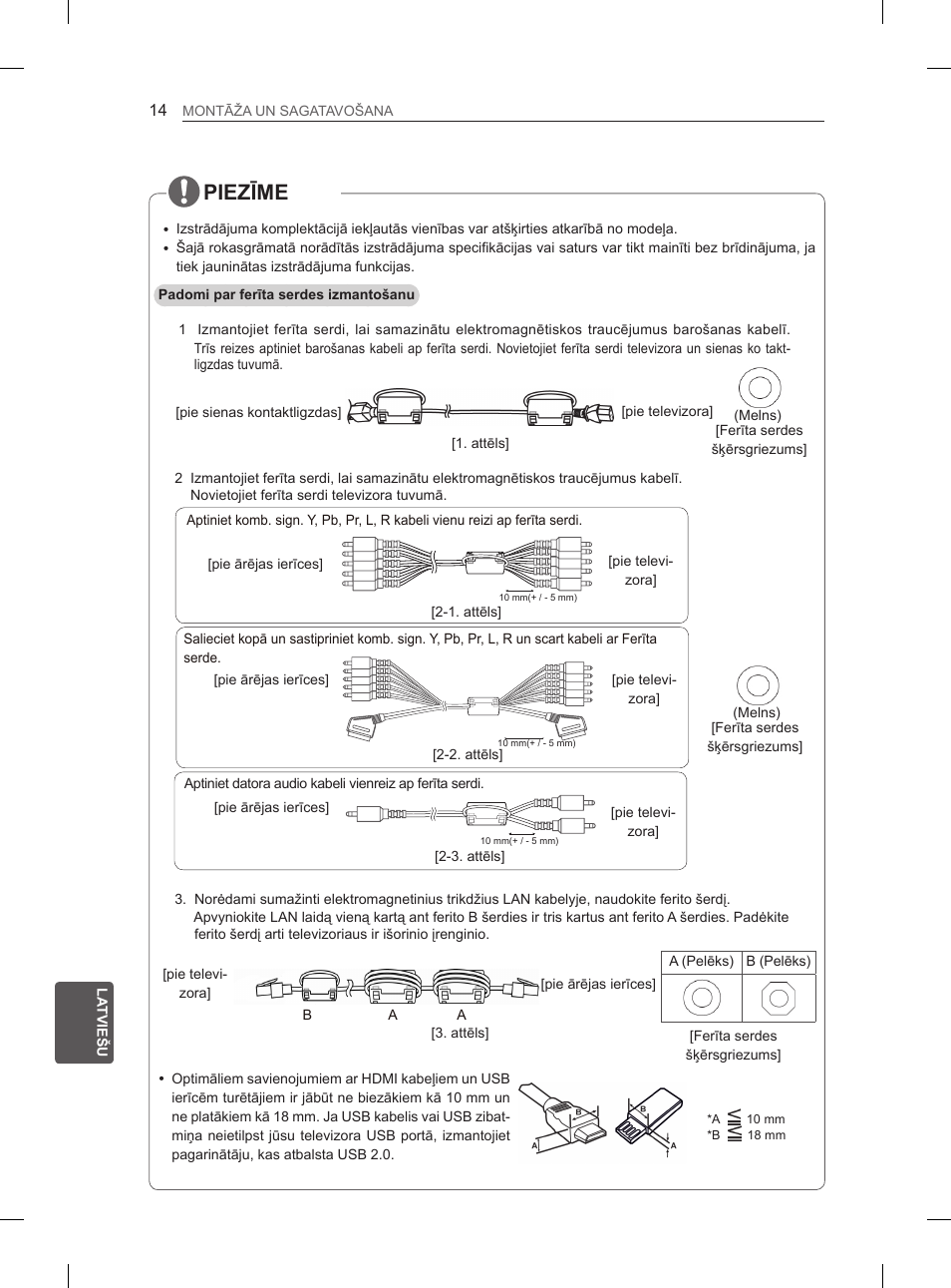 Piezīme | LG 50PH660S User Manual | Page 255 / 475
