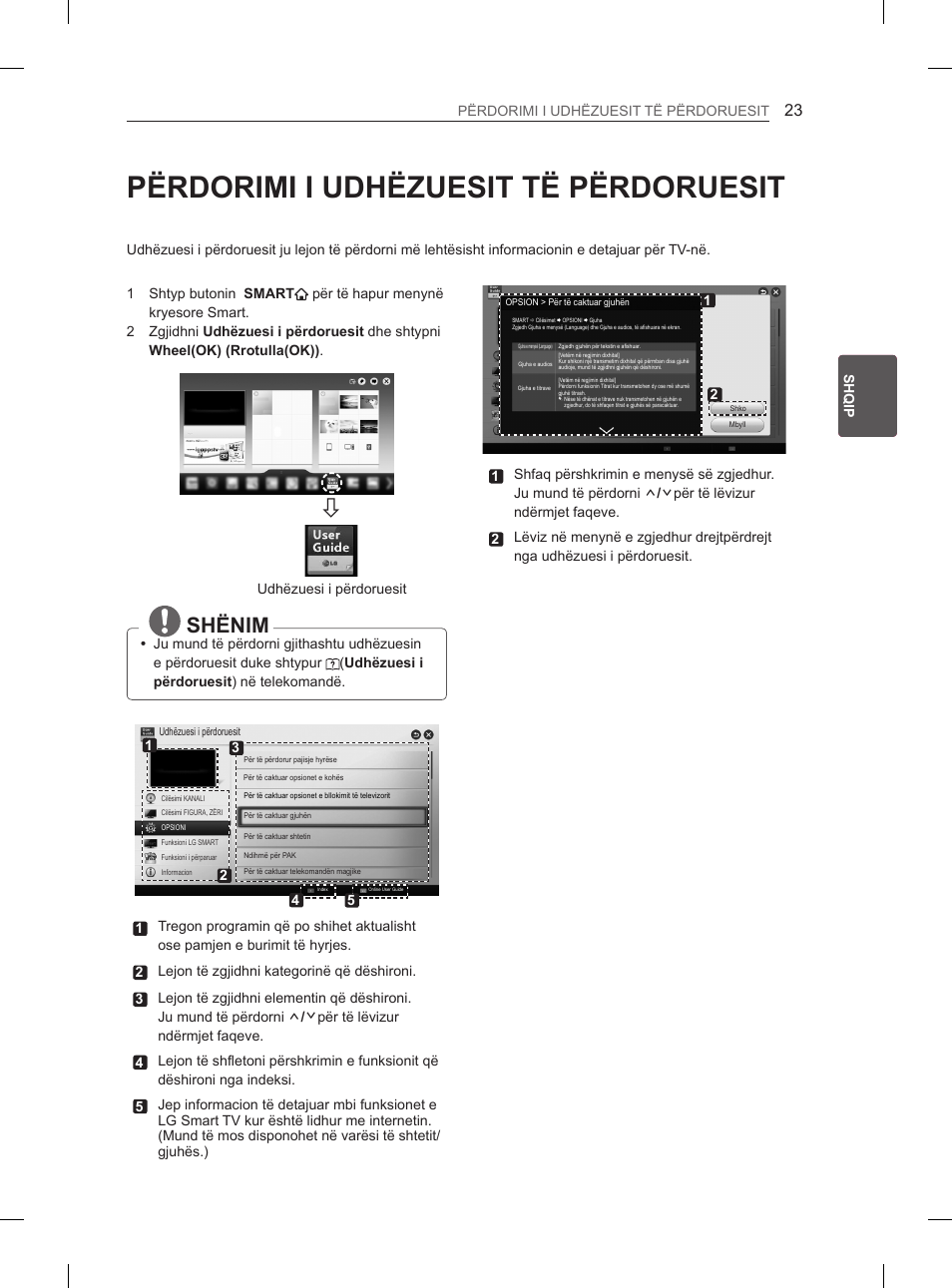 Përdorimi i udhëzuesit të përdoruesit, Shënim | LG 50PH660S User Manual | Page 342 / 475