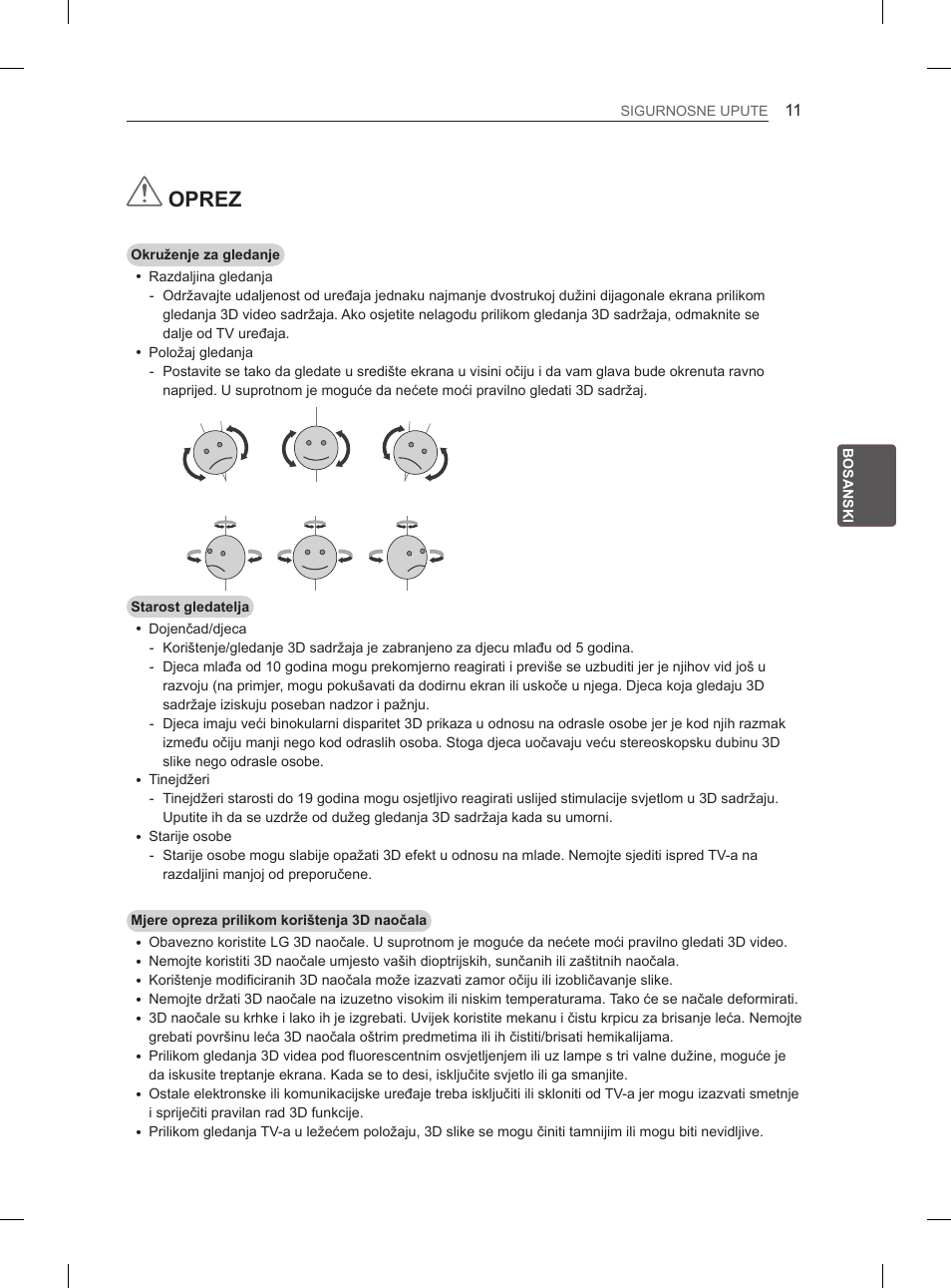 Oprez | LG 50PH660S User Manual | Page 356 / 475