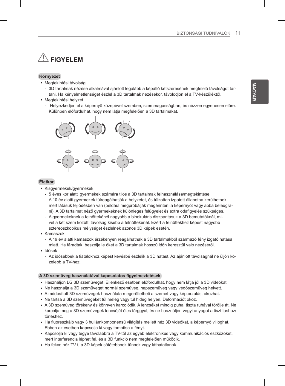 Figyelem | LG 50PH660S User Manual | Page 44 / 475