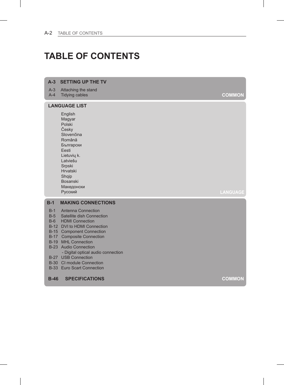 LG 50PH660S User Manual | Page 5 / 475