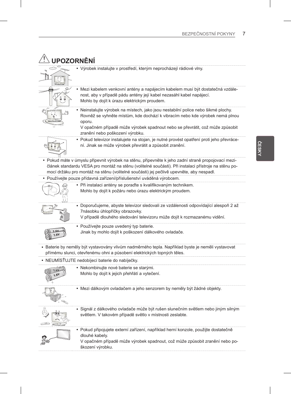 Upozornění | LG 50PH660S User Manual | Page 92 / 475