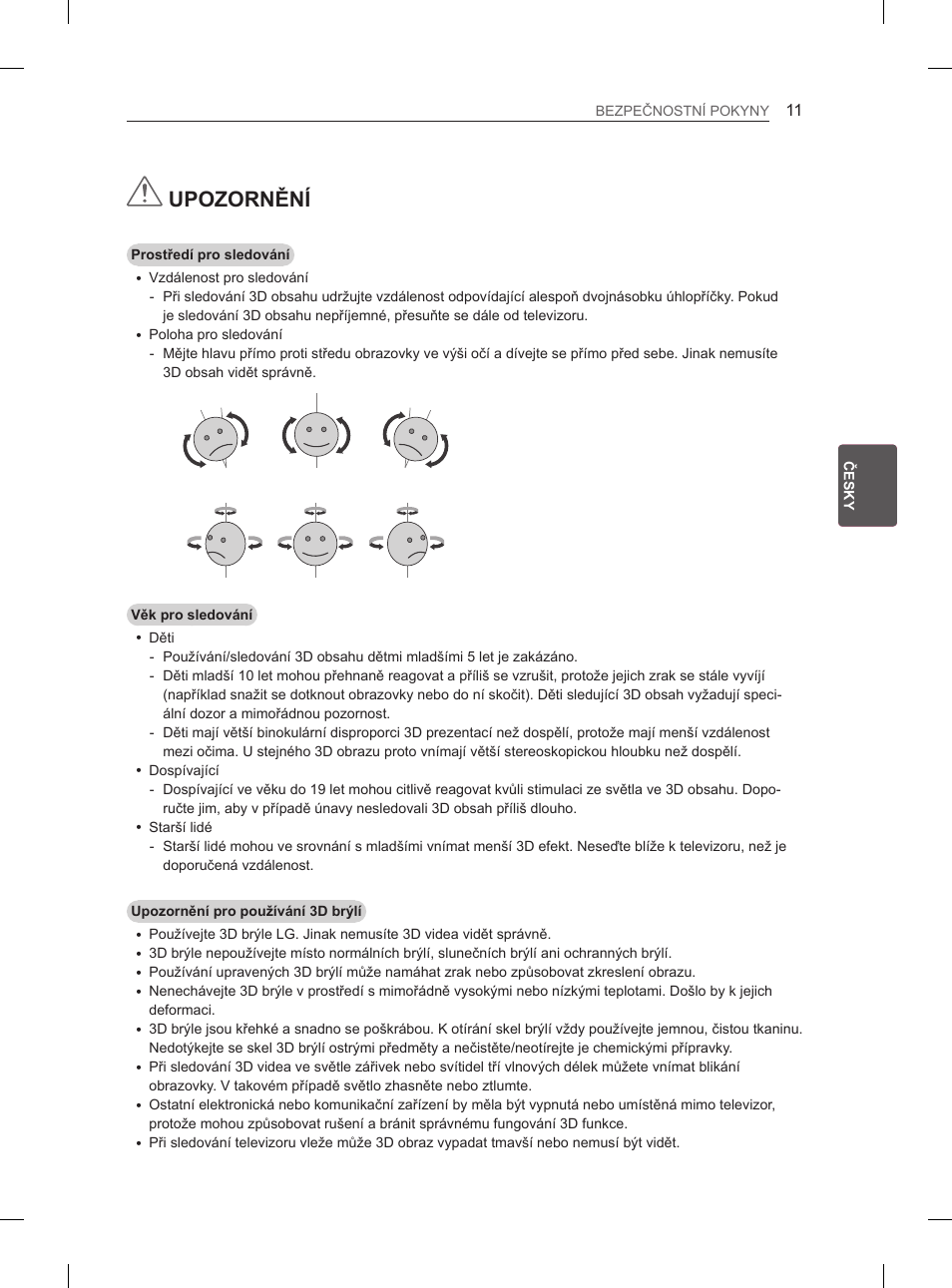Upozornění | LG 50PH660S User Manual | Page 96 / 475