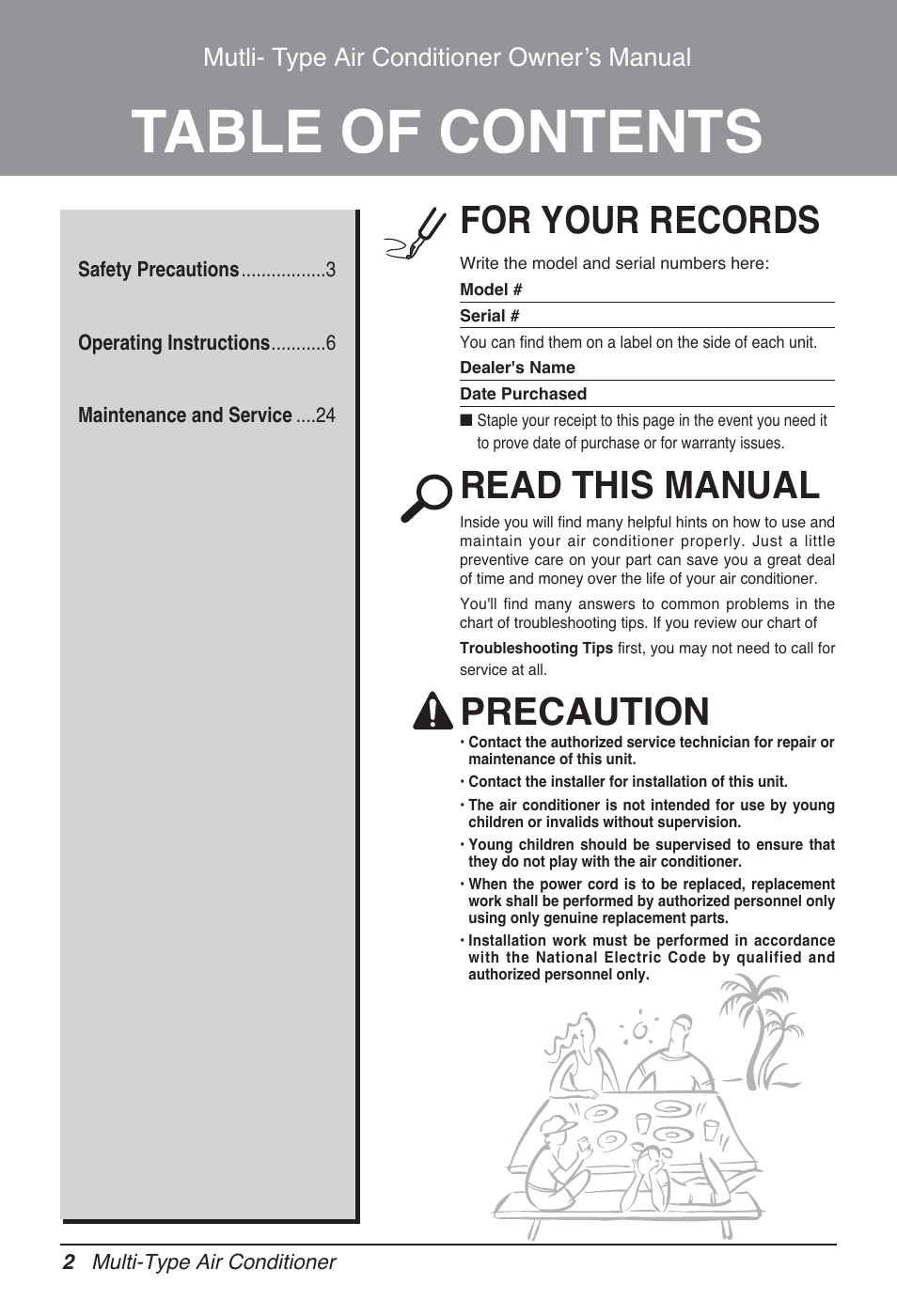 LG MT12AH User Manual | Page 2 / 480