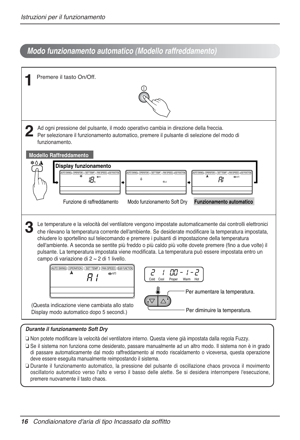 Premere il tasto on/off | LG MT12AH User Manual | Page 44 / 480