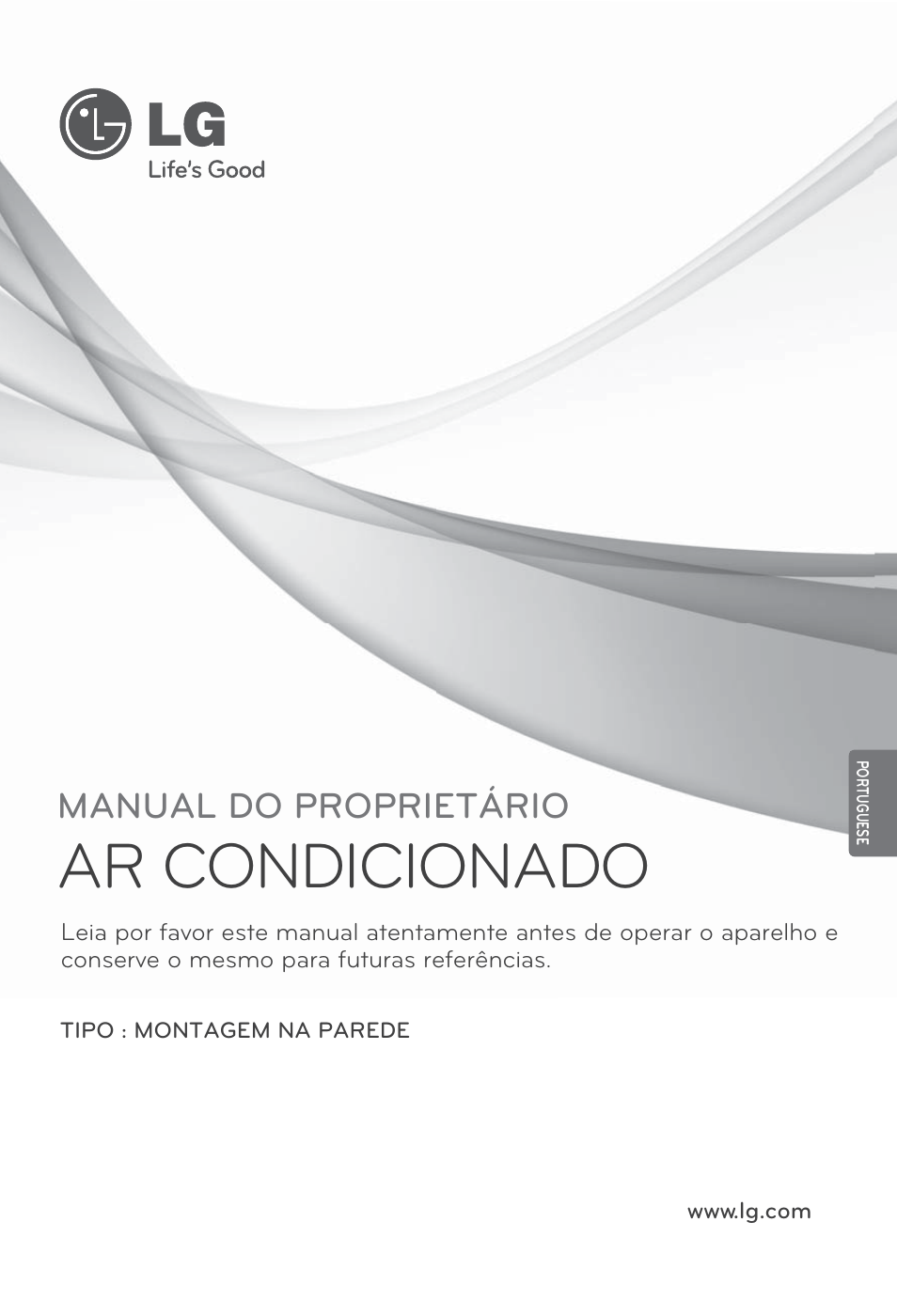 Ar condicionado, Manual do proprietário | LG ARNU09GSEL2 User Manual | Page 73 / 205