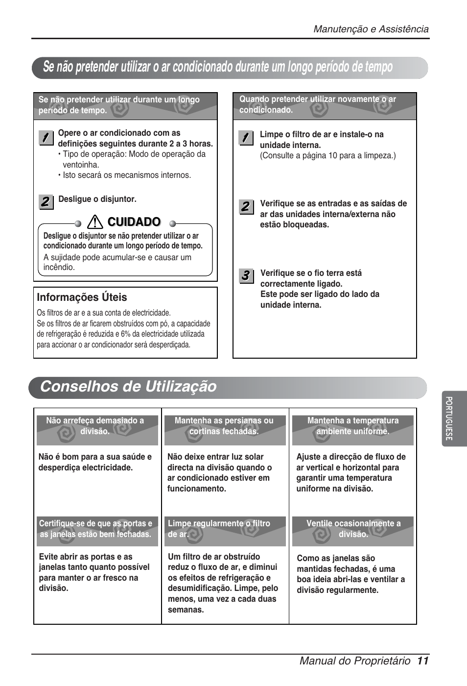 Cuidado | LG ARNU09GSEL2 User Manual | Page 83 / 205