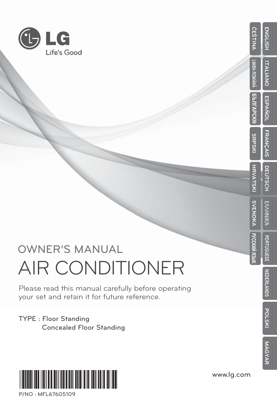 LG ARNU12GCEA2 User Manual | 205 pages