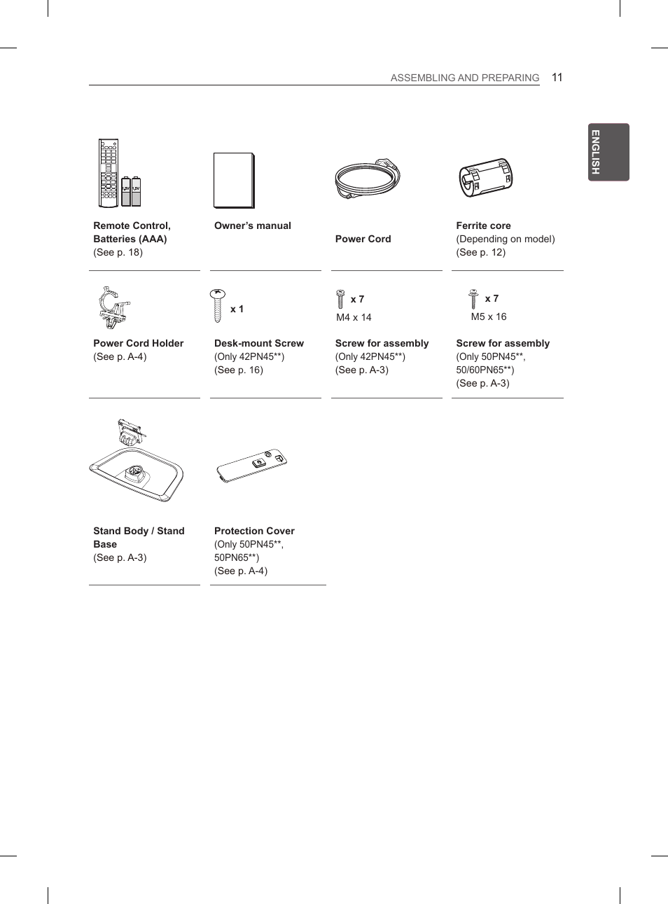 LG 50PN6500 User Manual | Page 18 / 371