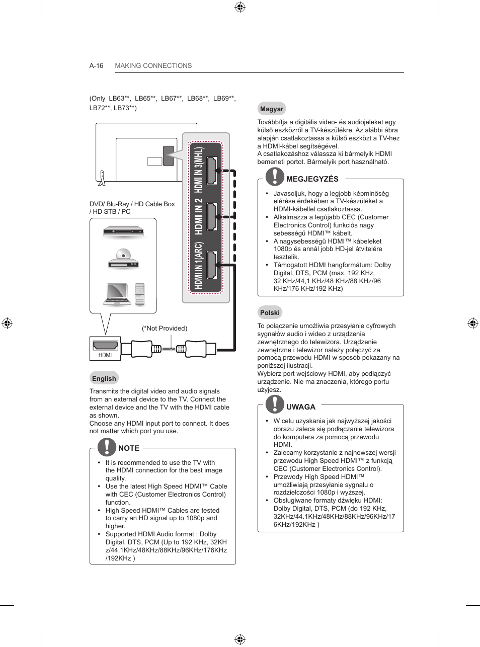 LG 42LB650V User Manual | Page 19 / 591