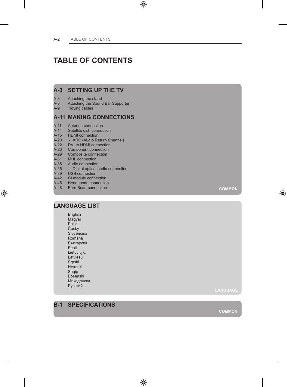 LG 42LB650V User Manual | Page 5 / 591