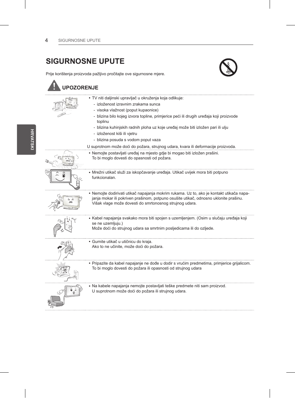 Sigurnosne upute | LG 55UB850V User Manual | Page 437 / 607